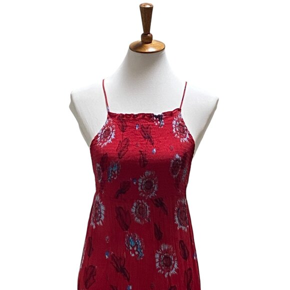 Free People Intimately Garden Party Maxi Dress Red Size XS - Picture 6 of 13